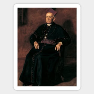 Archbishop William Henry Elder by Thomas Eakins Sticker